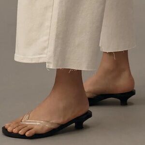 Jeffrey West Lollipop Kitten-Heel Jelly Thong Sandal